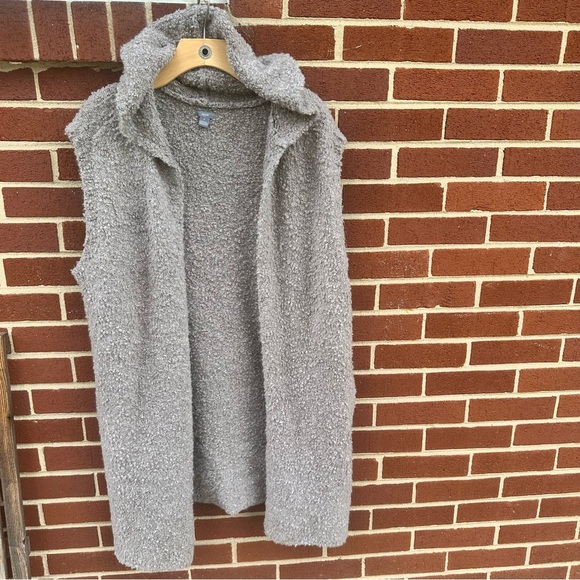 aerie Jackets & Blazers - Sherpa Long Vest w/ Hood